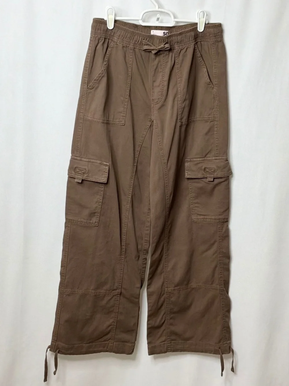 SO Juniors Brown Cargo Pants Size M - Picture 1 of 7